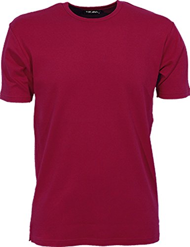 TJ520 Mens Interlock Bodyfit T-Shirt, Farbe:Deep Red;Größen:XL XL,Deep Red von Tee Jays