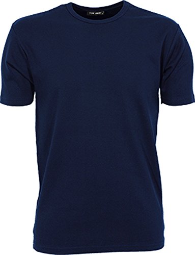 TJ520 Mens Interlock Bodyfit T-Shirt, Farbe:Navy;Größen:XXL XXL,Navy von Tee Jays