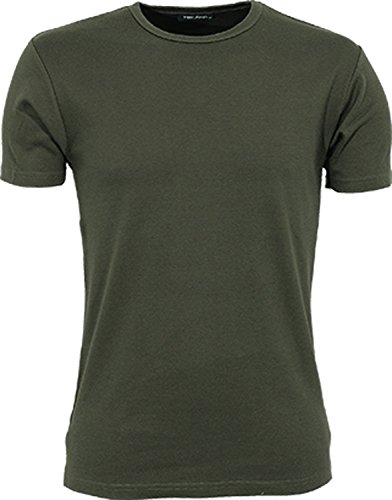 TJ520 Mens Interlock Bodyfit T-Shirt, Farbe:Olive;Größen:XXL von Tee Jays