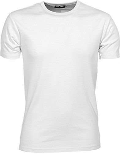TJ520 Mens Interlock Bodyfit T-Shirt, Farbe:WHITE;Größen:L L,White von Tee Jays