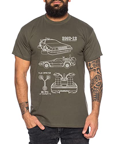 DMC Line Herren T-Shirt Cooles lustiges Fun Shirt, Größe:L, Farbe:Khaki von Tee Kiki