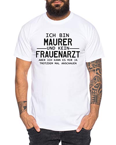 Döner Herren T-Shirt Cooles lustiges Fun Shirt, Größe:3XL, Farbe:Weiß von Tee Kiki