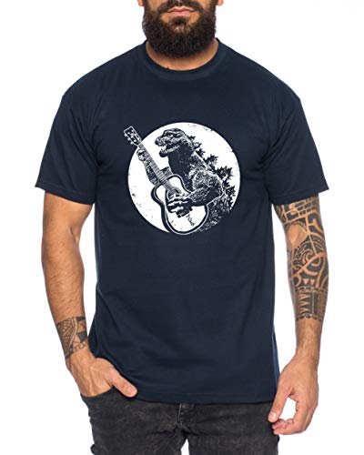 Godzilla Rocks Herren T-Shirt Gojira Japan Nippon Kaiju Kanji Tokyo Shirt, Farbe:Dunkelblau, Größe:XL Godzilla Rocks Herren T-Shirt Gojira Japan Nippon Kaiju Kanji Tokyo Shirt, Farbe:Dunkelblau, Größe:XL von Tee Kiki