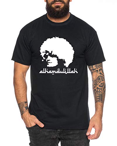 Khabib Alham - Herren T-Shirt Nurmagomedov MMA Eagle Dagestan Cooles Fitness Sport Shirt, Farbe:Schwarz, Größe:L von Tee Kiki