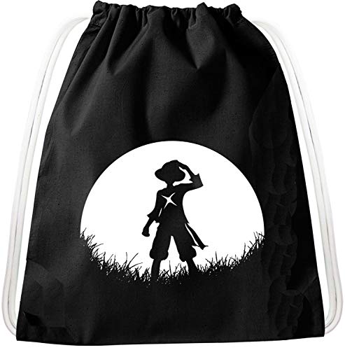 Sunrise Ruffy Luffy Pirat Rucksack Tasche Turnbeutel Sport Jute Beutel Piratenbande von Tee Kiki