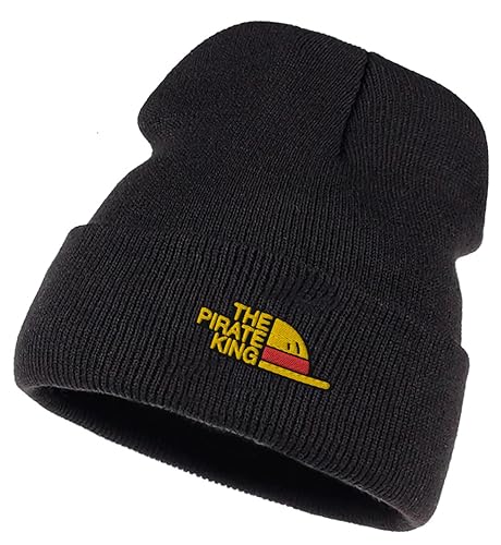 The Pirate King Strickmütze Wollmütze Wintermütze Rollmütze Beanie Mütze Seemannsmütze Unisex von Tee Kiki