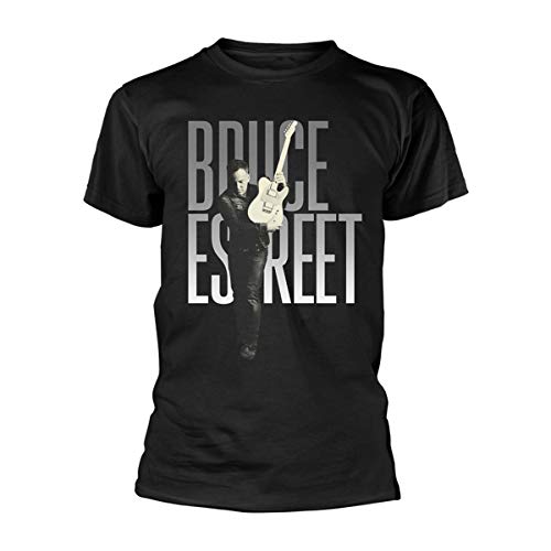 Bruce Springsteen E Street Band Telecaster Pose offiziell Männer T-Shirt Herren (Medium) von Tee Shack