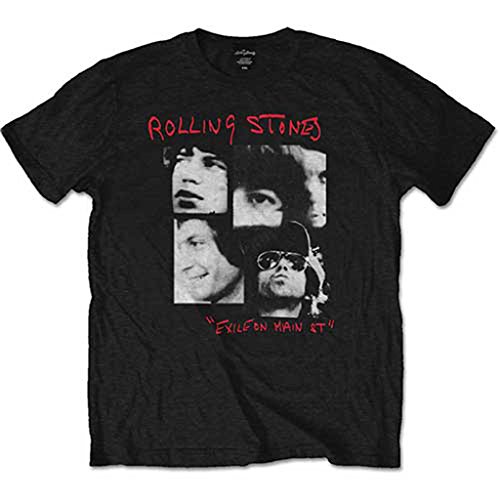 Mens Rolling Stones Exile on Main Street Rock offiziell Männer T-Shirt Herren (XX-Large) von Tee Shack