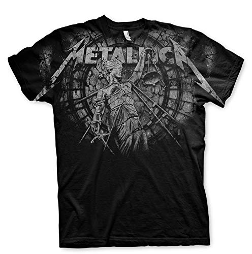Metallica and Justice for All with Backprint offiziell Männer T-Shirt Herren (XX-Large) von Tee Shack