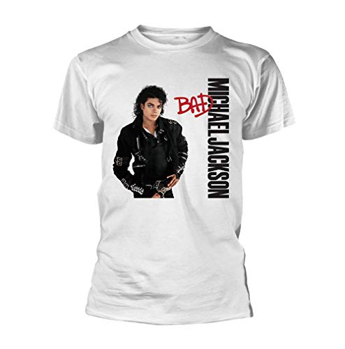 Michael Jackson Bad Album Smooth Criminal 2 offiziell Männer T-Shirt Herren (Large) von Tee Shack