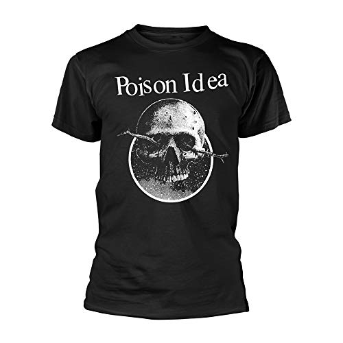 Poison Idea Skull Logo offiziell Männer T-Shirt Herren (Medium) von Tee Shack