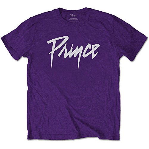 Prince Logo Purple Rain Rock offiziell Männer T-Shirt Herren (X-Large) von Tee Shack