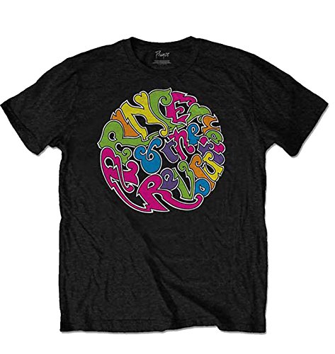 Prince and Revolution Around The World In A Day offiziell Männer T-Shirt Herren (Large) von Tee Shack