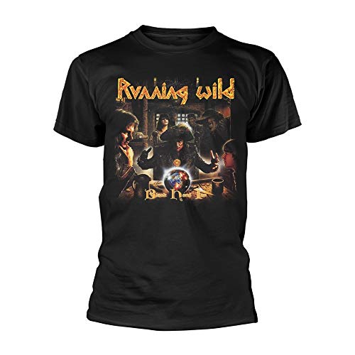 Running Wild Black Hand Inn offiziell Männer T-Shirt Herren (X-Large) von Tee Shack
