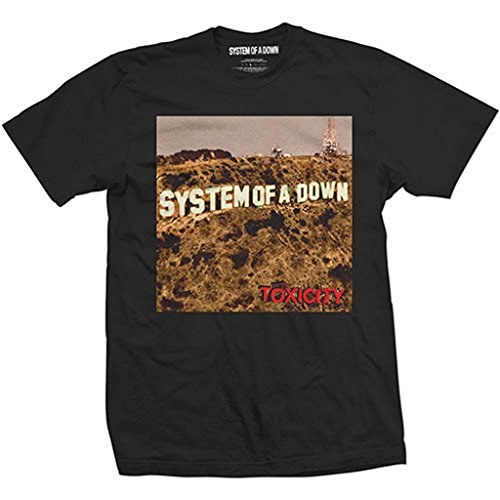 System of a Down Toxicity Heavy Metal Rock offiziell Männer T-Shirt Herren (X-Large) von Tee Shack