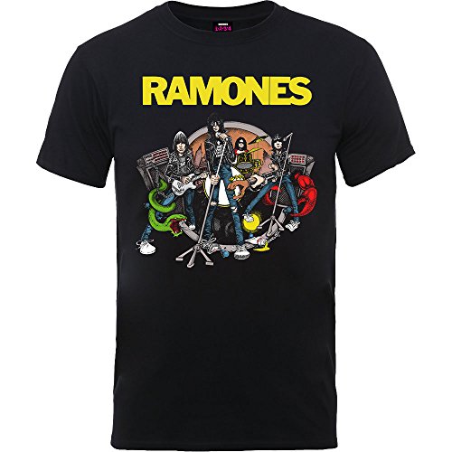 The Ramones Road to Ruin Punk Rock offiziell Männer T-Shirt Herren (Medium) von Tee Shack