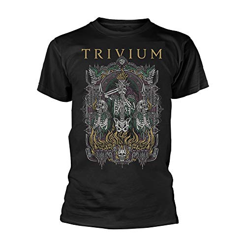 Trivium Skelly Frame offiziell Männer T-Shirt Herren (Medium) von Tee Shack