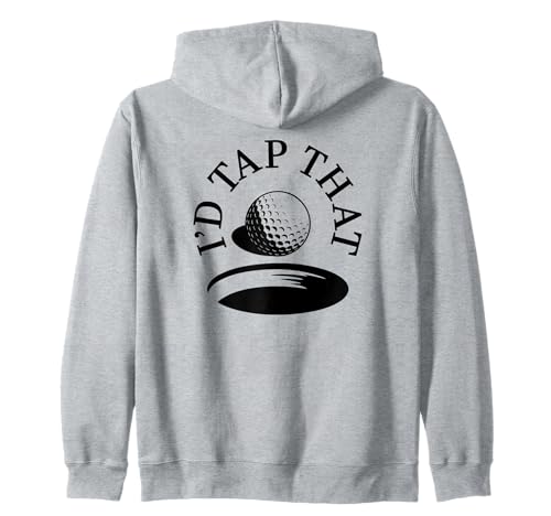 Ich würde diesen Herren -Humor lustigen Golfer tippen Kapuzenjacke Ich würde diesen Herren -Humor lustigen Golfer tippen Kapuzenjacke von Tee Tees Funny Golf Shirts