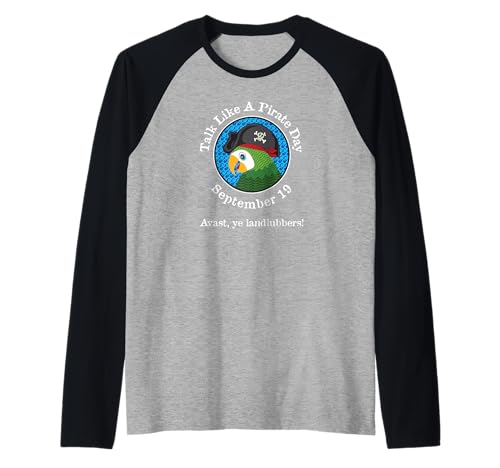 Talk Like A Pirate Day - Spaß für Jungen, Mädchen, Männer, Frauen Raglan von Tee4Tu / Cookie Money Design
