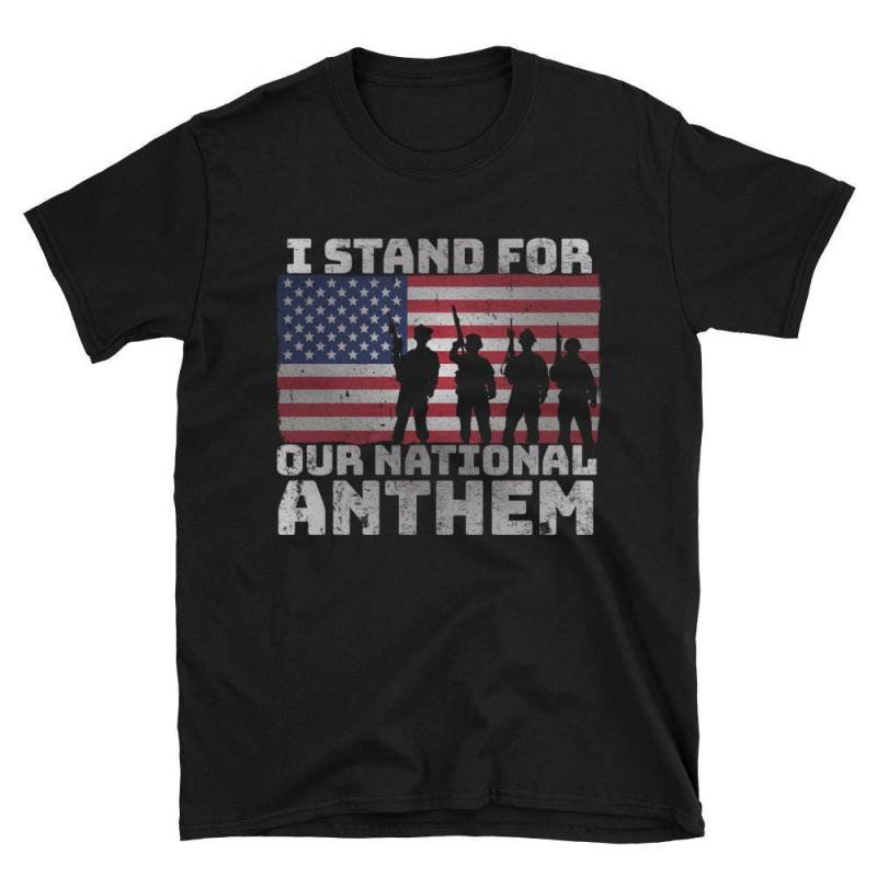 Ich Stehe Für Die Nationale Hymne-T-Shirt Ich Stehe Für Die Nationale Hymne-T-Shirt von TeeAFstore