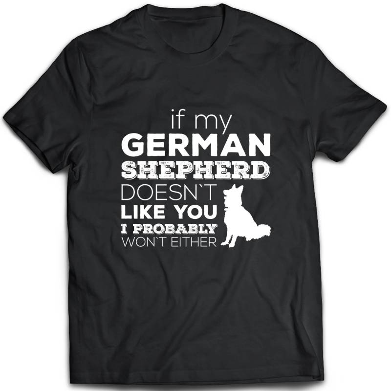 Deutscher Schäferhund T-Shirt. T-Shirt. Schäferhund-Geschenk von TeeDino