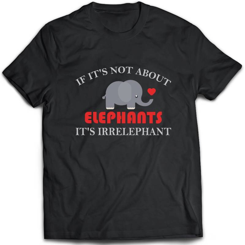 Elefanten-T-Shirt. Elefanten-T-stück Vorhanden. Elefant-Tshirt-Geschenk-Idee. -Hergestellt in Den Usa von TeeDino
