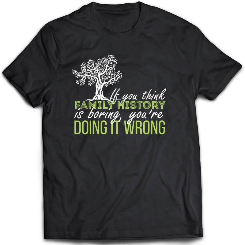 Genealogie-T-Shirt. Nette Und Lustige Geschenk Idee T-Shirt Unisex T-Shirt von TeeDino