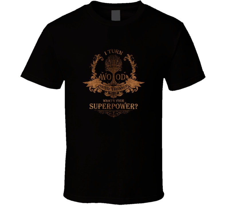 Holzbearbeitung-T-Shirt. Schreiner Geschenk. Wald-Kleidung. Tischler-Shirt von TeeDino