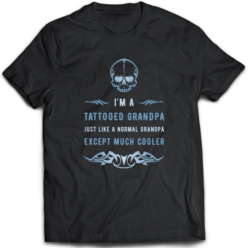Tätowierten Opa Shirt Vatertag Geschenk Für Beste Papa Tshirt Mit Tattoos Herren Geburtstagsgeschenk von TeeDino