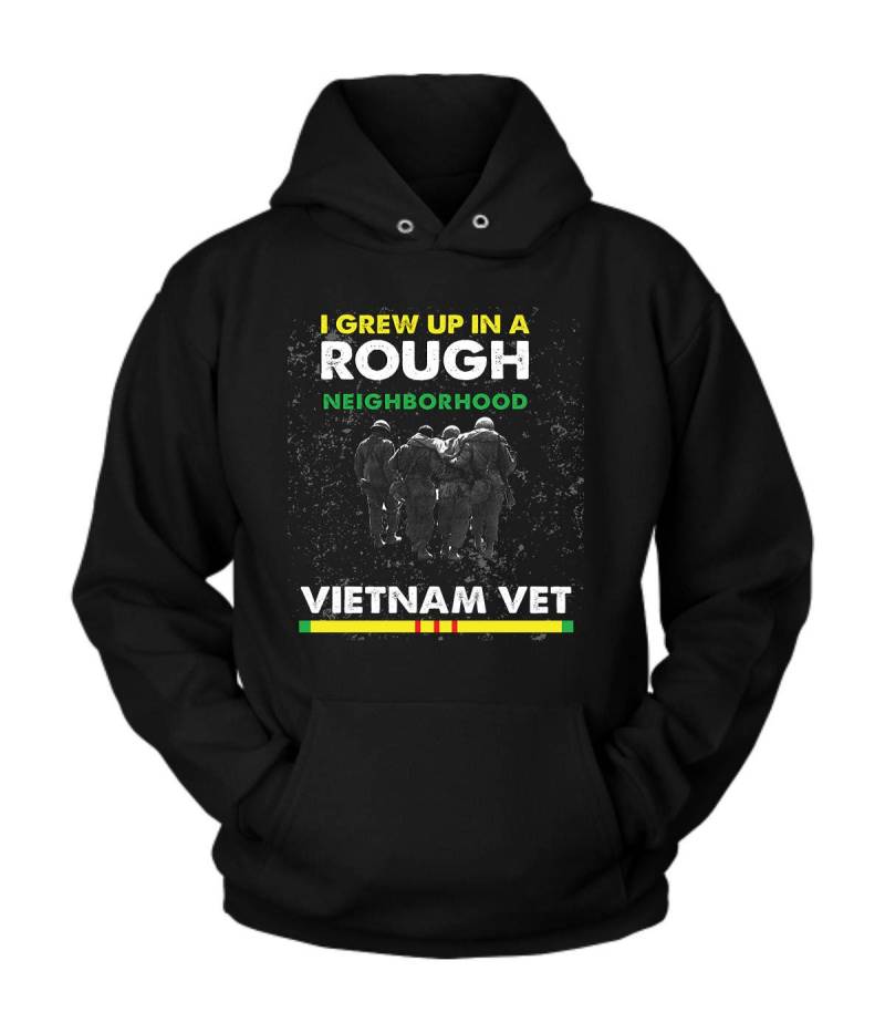 Vietnam Veteran Geschenk, Mann, Geschenk Für Ihn, Hoodie, Schwarzes Sweatshirt, Schwarz, Spitze, Winter Druck von TeeDino