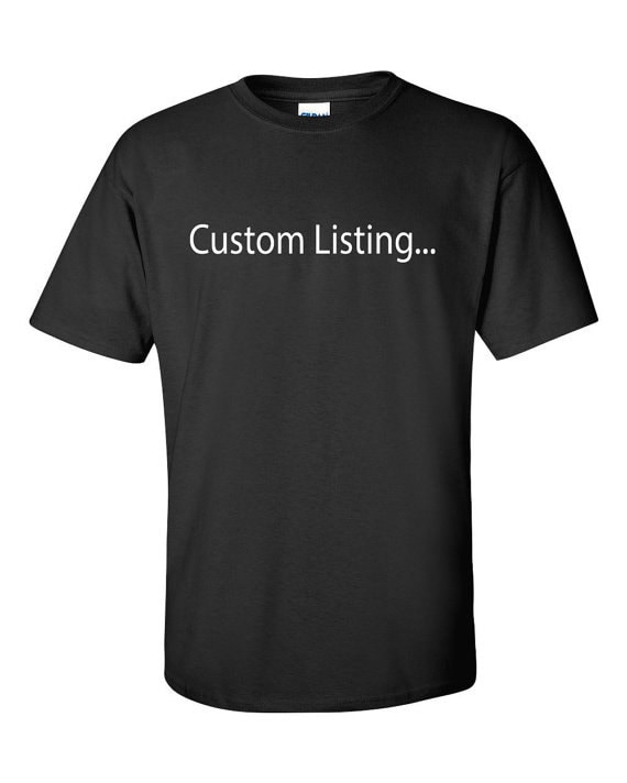 Dies Ist Eine Sonderanfertigung Für Den Druck Auf Der Rückseite Eines Bereits Gekauften Front Only T-Shirts/Hoodie Etc Dies Ist Eine Sonderanfertigung Für Den Druck Auf Der Rückseite Eines Bereits Gekauften Front Only T-Shirts/Hoodie Etc von TeeHeeHeeShirt