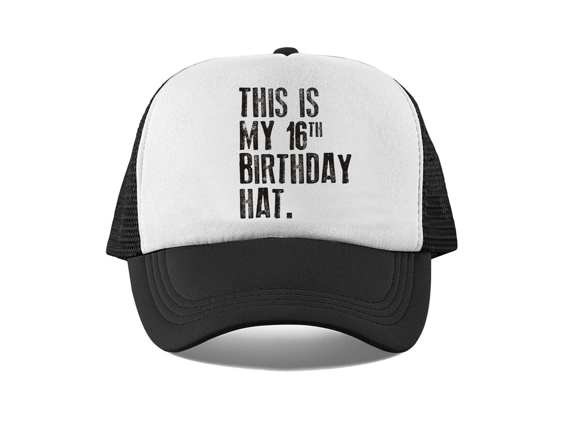 Dies Ist Mein 16.geburtstagshut, 16 Jahre Alter Hut, Netz Trucker Geburtstagshut Für Sie Oder Ihn, Retro, Vintage Geburtstag Dies Ist Mein 16.geburtstagshut, 16 Jahre Alter Hut, Netz Trucker Geburtstagshut Für Sie Oder Ihn, Retro, Vintage Geburtstag von TeeHeeHeeShirt