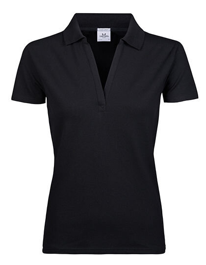 TeeJays Damen Stretch Polo Shirt Kurzarm Bio - Baumwolle von TeeJays