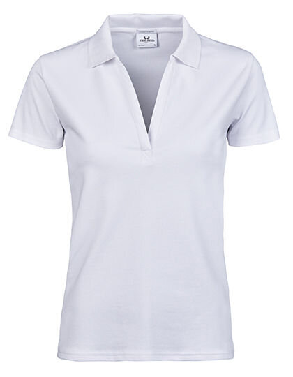 TeeJays Damen Stretch Polo Shirt Kurzarm Bio - Baumwolle von TeeJays