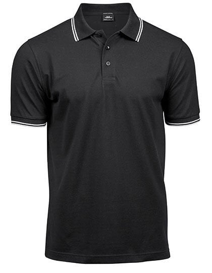 TeeJays Herren Men Stretch Polo Shirt Kurzarm Zweifarbig von TeeJays