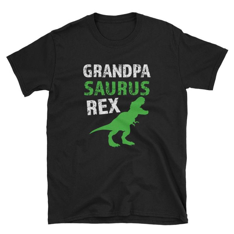 Opa Saurus Rex Shirt Lustige Herren Passende Familie Kurzarm Unisex T-Shirt von TeeShirtSeason