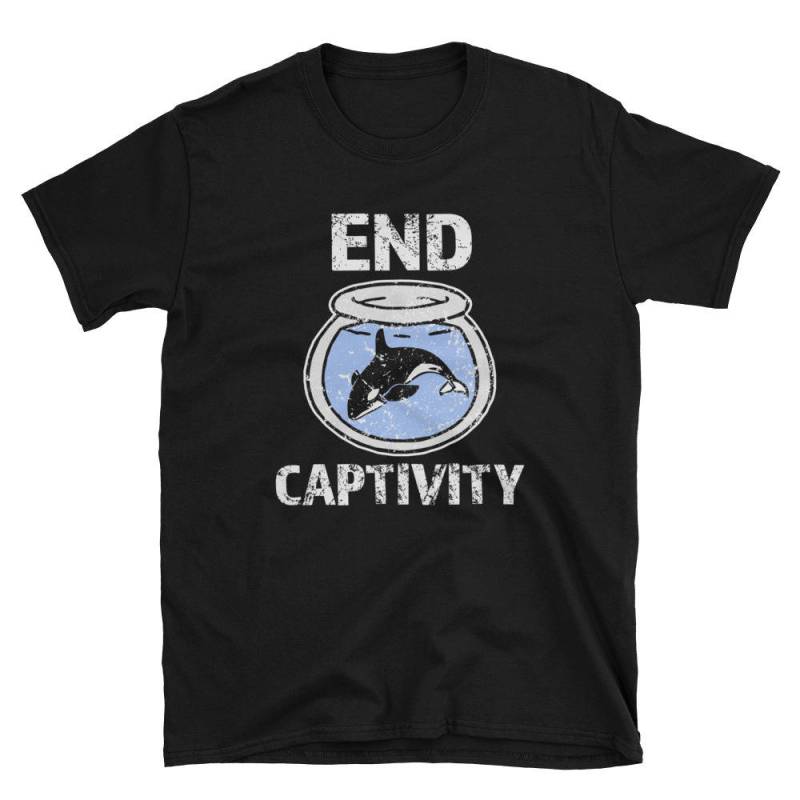 Orca Wal Shirt - Protest Marine Ende Gefangenschaft Whales Kurzarm Unisex T-Shirt Orca Wal Shirt - Protest Marine Ende Gefangenschaft Whales Kurzarm Unisex T-Shirt von TeeShirtSeason