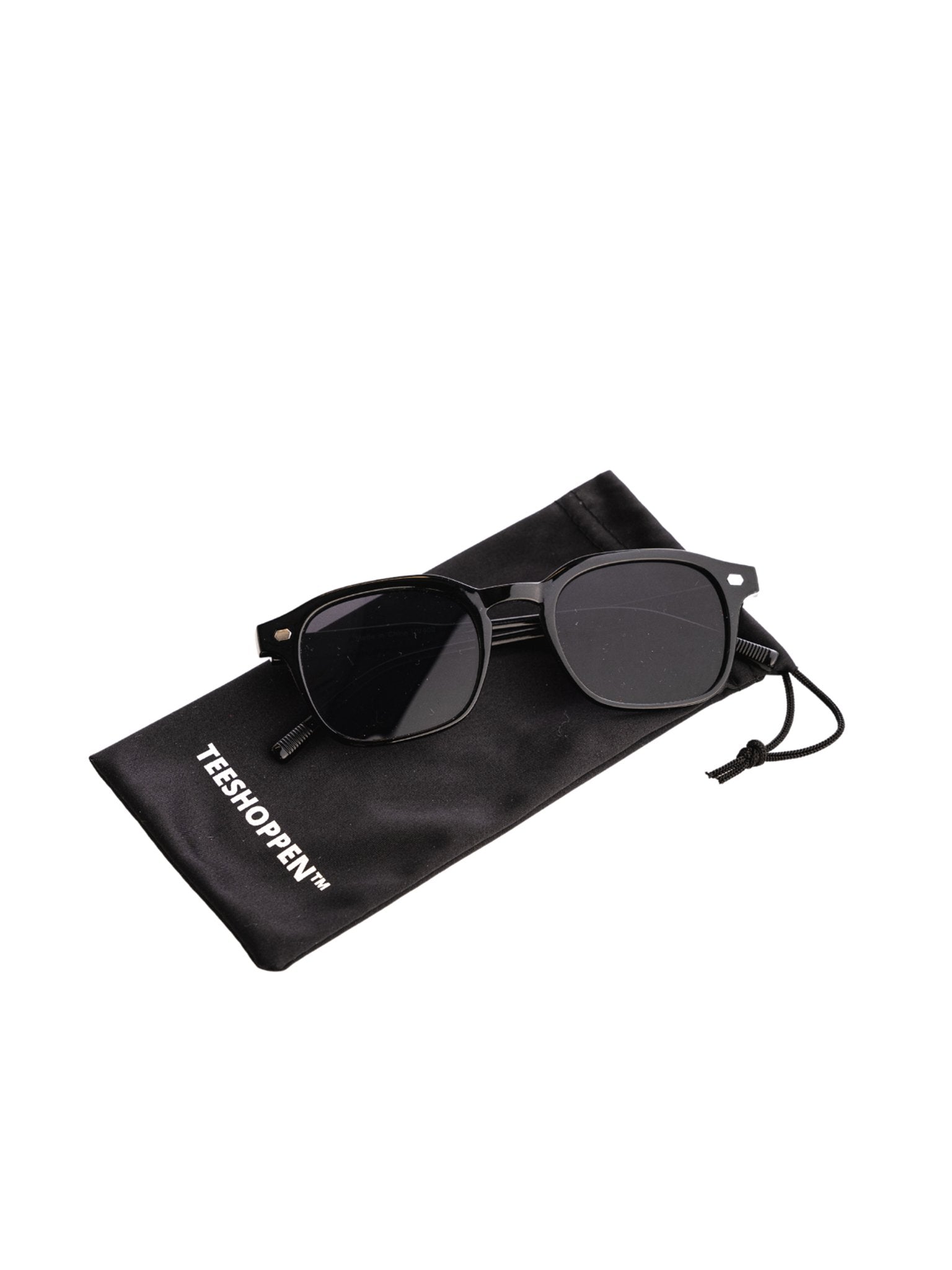 Quadratische Sonnenbrille - schwarz von TeeShoppen