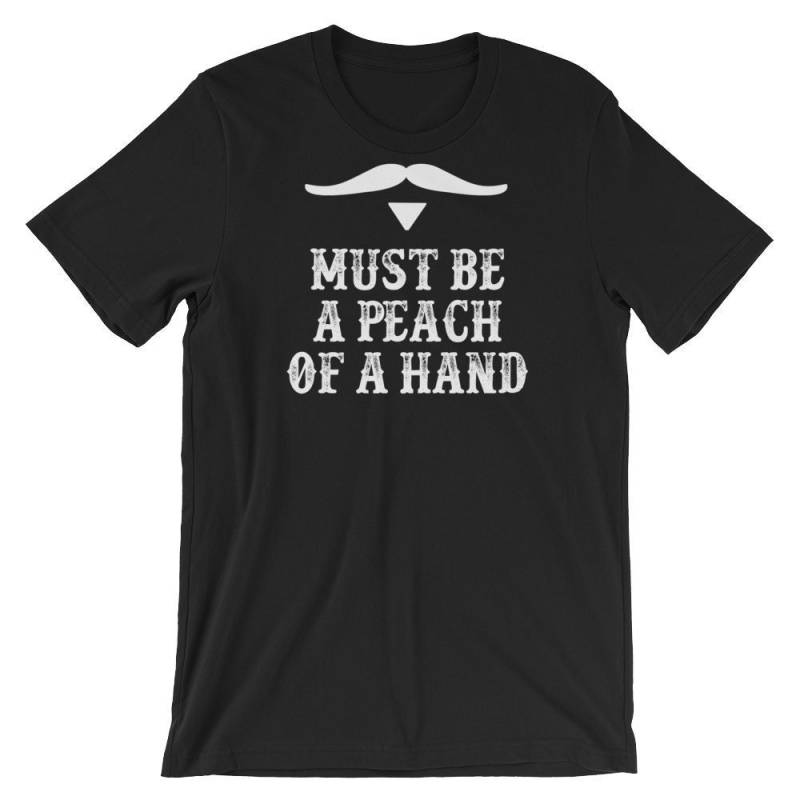 Must Be A Peach Of A Hand - Unisex T-Shirt von TeeSpiral