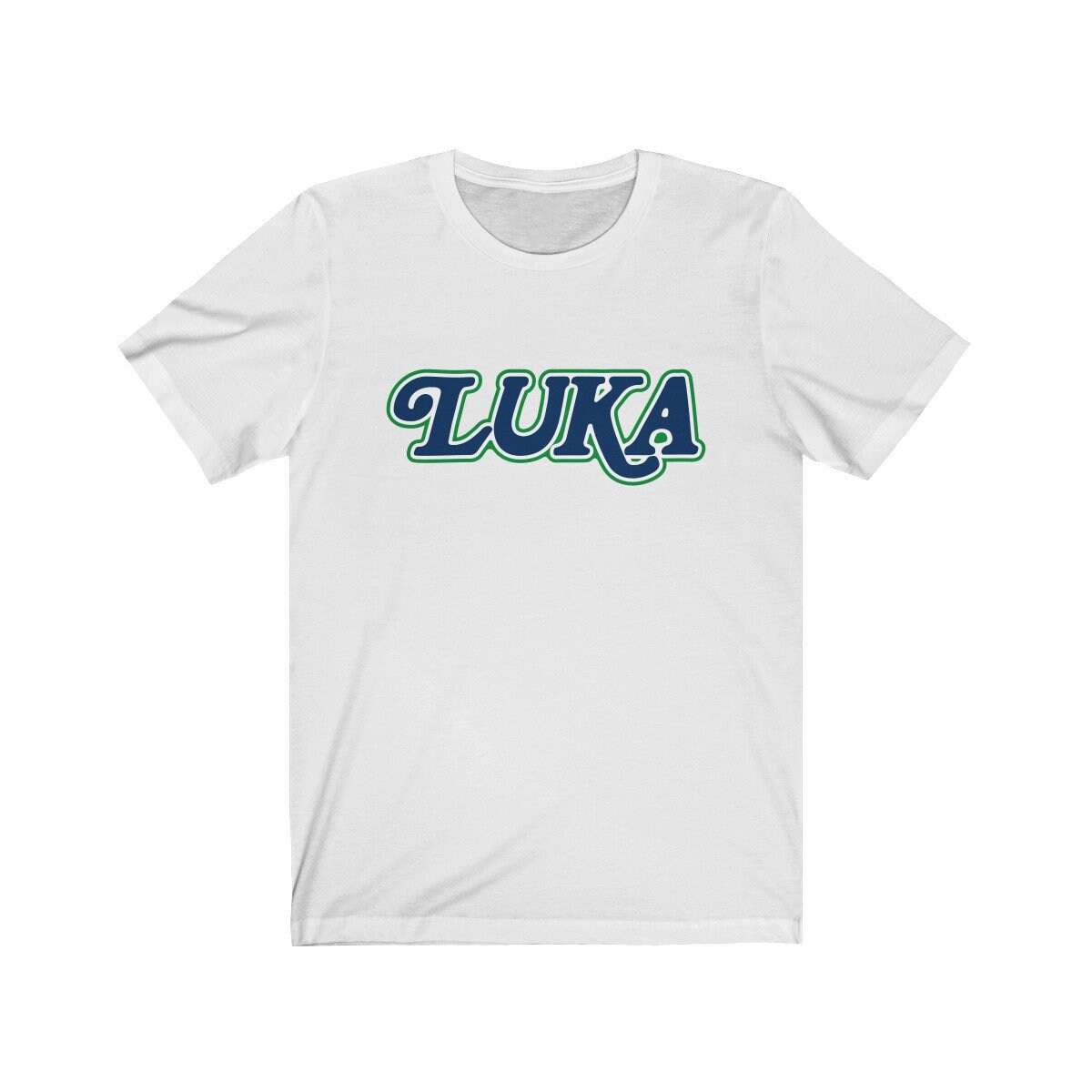 Retro Mavs Logo Stil "Luka' T-Shirt Retro Mavs Logo Stil "Luka' T-Shirt von TeeWise