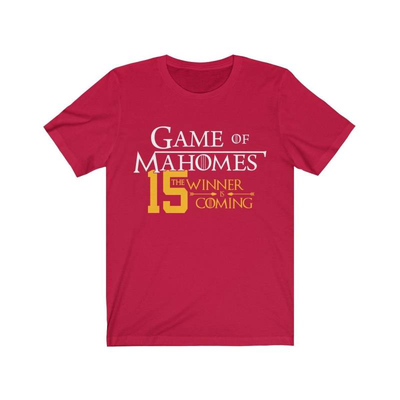 Spiel Der Mahomes - Der Gewinner Kommt Patrick Got Parodie T-Shirt Spiel Der Mahomes - Der Gewinner Kommt Patrick Got Parodie T-Shirt von TeeWise