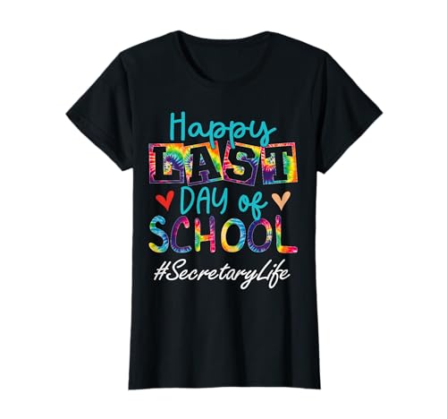 Sekretärin Alles Gute zum letzten Schultag Lustige Abschlussfeier für Frauen T-Shirt von TeeaxArt Last Day Of School Gifts & Apparel