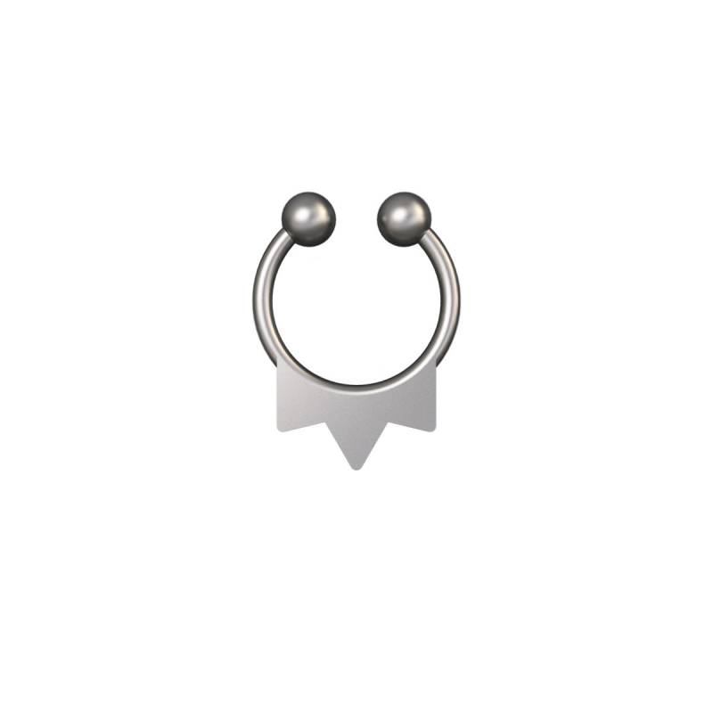 Septum Piercing, Einzigartige Ringe, Silber Coole Ring, Nase Schmuck, Kleine von Teegono
