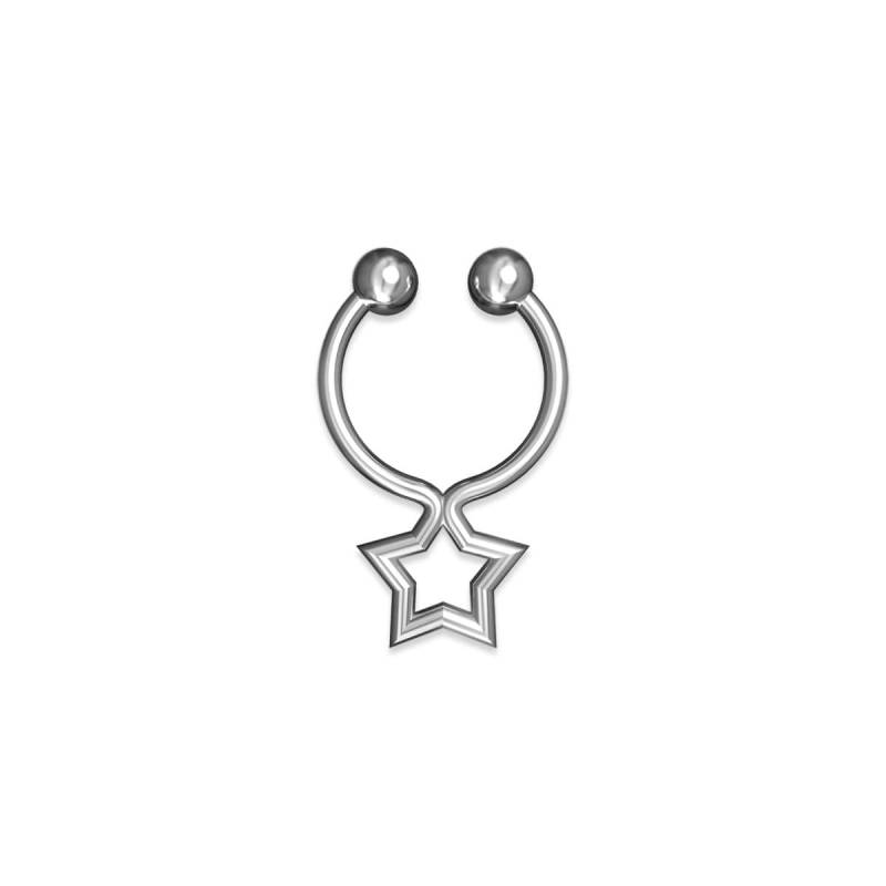 Septum Piercing, Einzigartige Ringe, Silber Coole Ring, Nase Schmuck, Kleine von Teegono