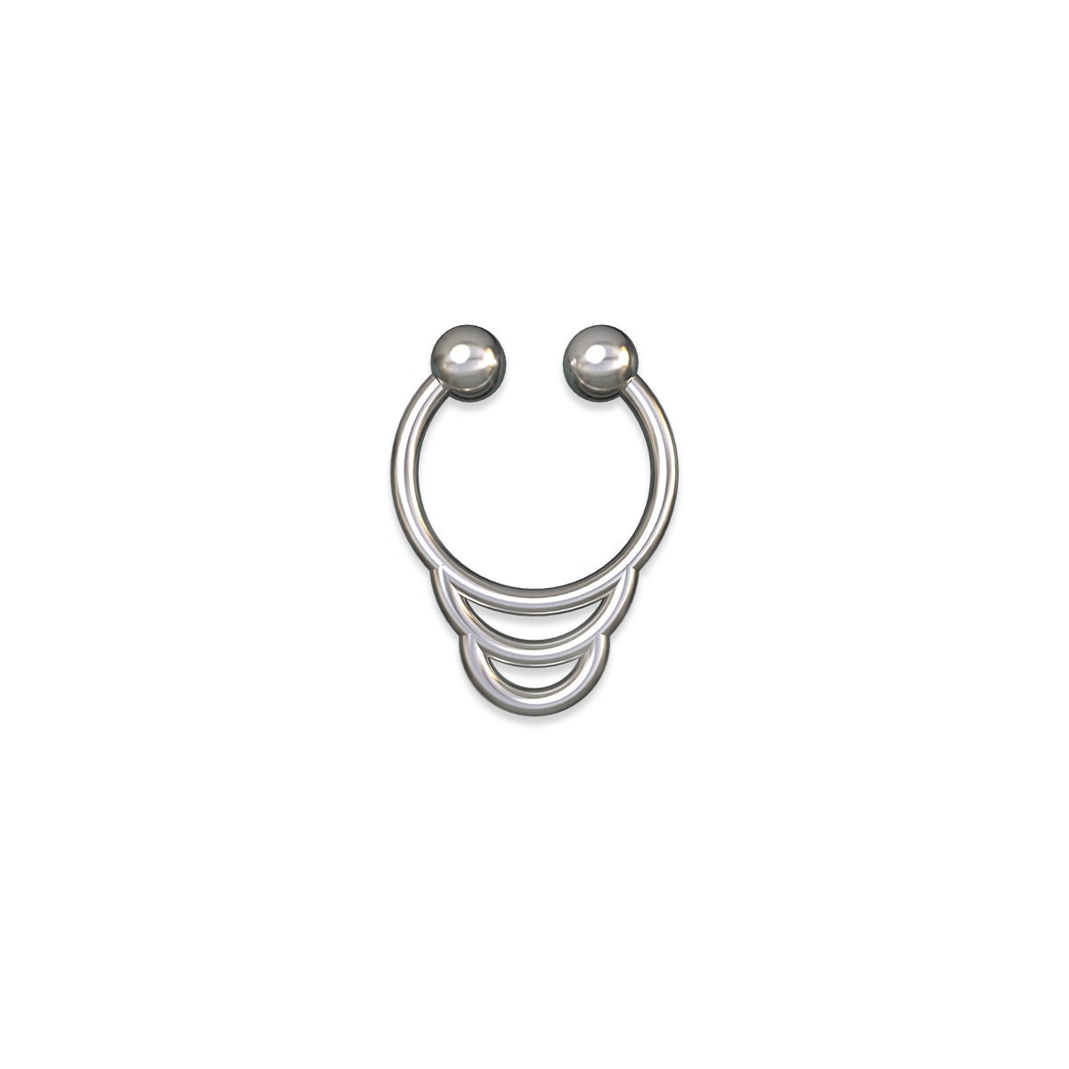 Septum Piercing, Einzigartige Ringe, Silber Coole Ring, Nasenring, Schmuck, Kleines Septum Piercing, Einzigartige Ringe, Silber Coole Ring, Nasenring, Schmuck, Kleines von Teegono