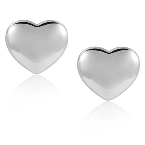 Teegxddy 1 Paar Ohrringe Silber Herzförmig Tropfen Ohrringe Silber Ohrringe Damen Mit 925 Silbernadeln Elegant Und Stilvoll Tropfen Ohrringe Silber Modeschmuck Für Frauen Und Mädchen von Teegxddy
