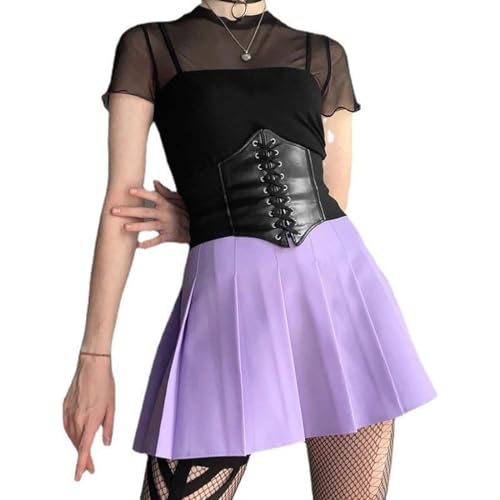 Teegxddy Damen Schnürkorsett Gebundener Breitgürtel Elastischen Korsett Taille Gürtel Schnürgürtel Taillengürtel Damen Breit Unterbrust Corsage Damen Korsett Gürtel Corset Belt von Teegxddy