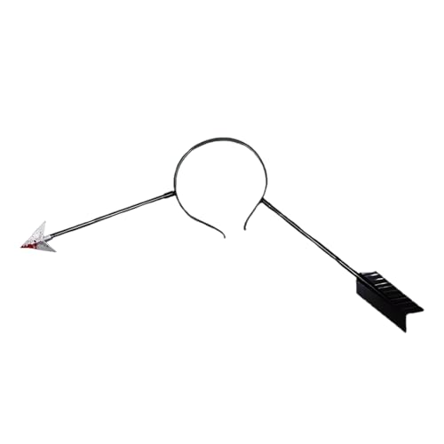 Teegxddy Haarreif Mit Blut Halloweenmänner,Kopfschmuck Blutige Pfeil Im Kopf,Zombie Kostüm Zubehör,Horror Haarschmuck Blutig,Für Erwachsene,Damen,Herren von Teegxddy