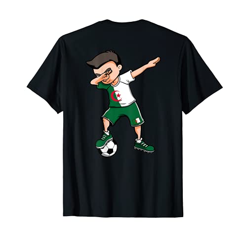 Dabbing Soccer Boy – Algerien Trikot Algerische Fußballliebhaber T-Shirt Dabbing Soccer Boy – Algerien Trikot Algerische Fußballliebhaber T-Shirt von Teeisle Algeria Soccer