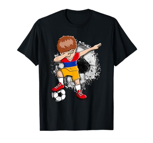 Dabbing Soccer Boy - Armenien Trikot Armenian Football Fans T-Shirt von Teeisle Armenia Soccer